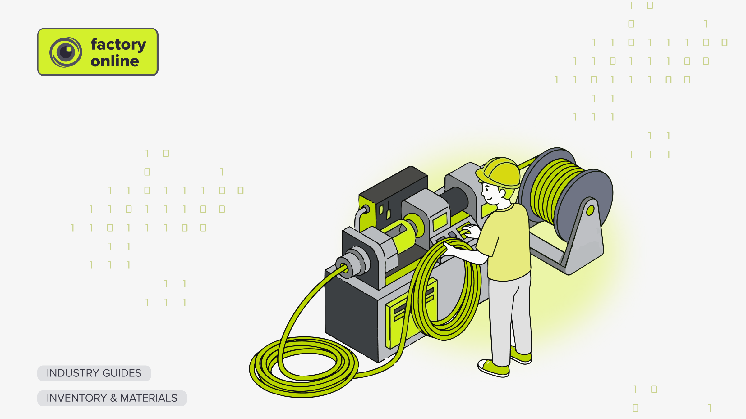 Illustration isométrique pour Câbles à fibres optiques : 22 km en stock, et pas de câble de 10 km